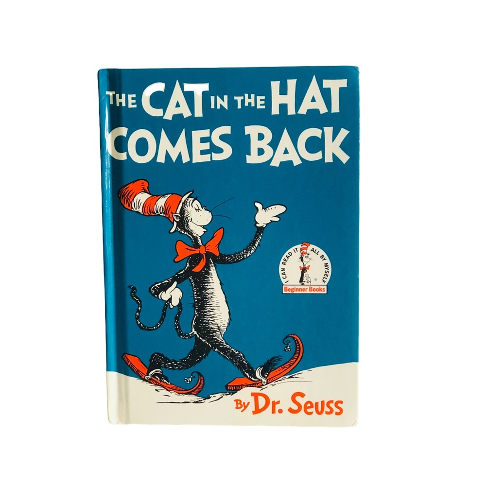 1958 Dr Suess Vintage Children’s Classic Cat in the Hat Comes Back Hardback Book